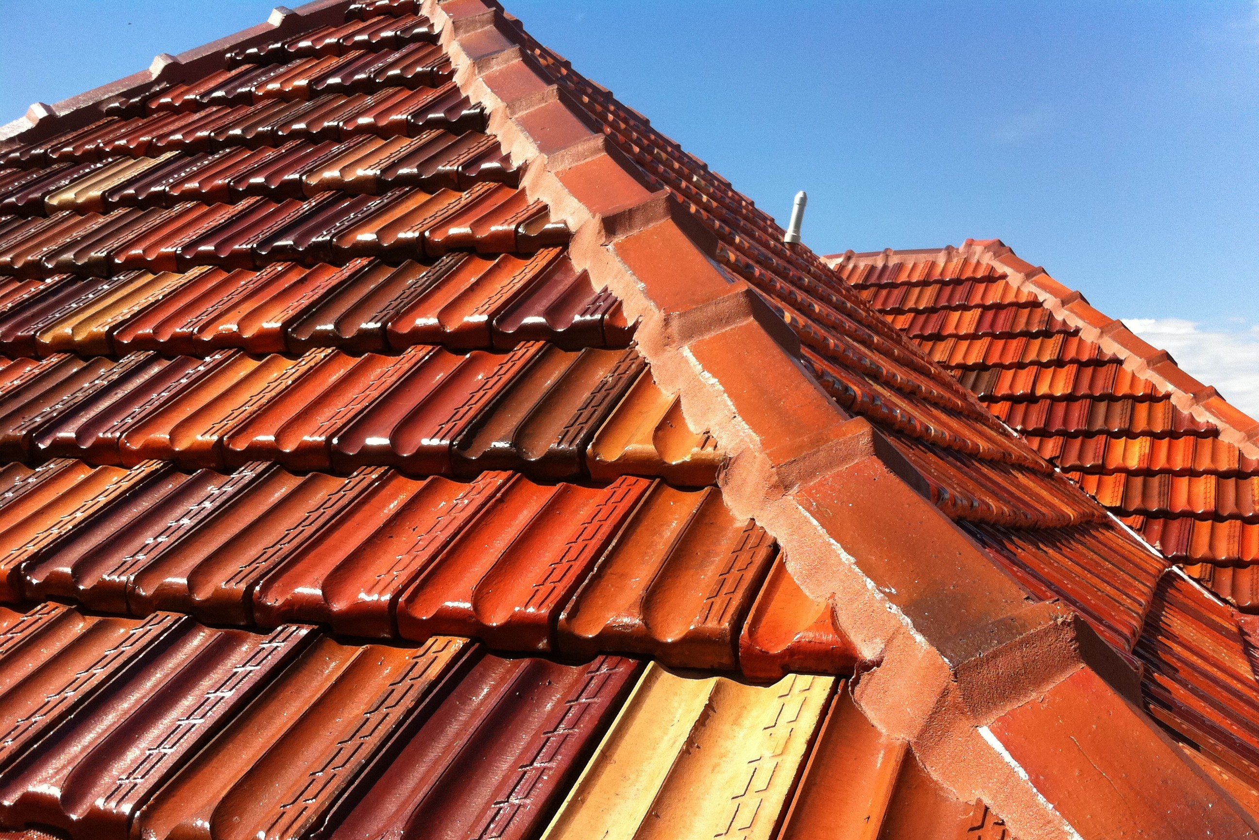 terracotta roof shingles