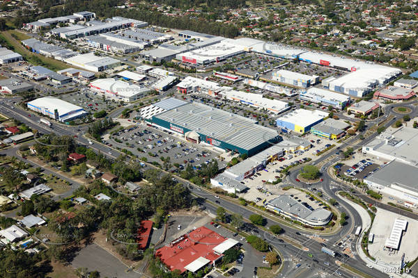 roof restoration browns plains aerial view